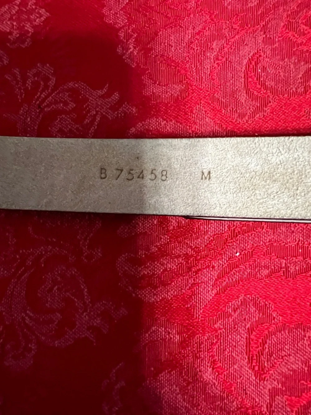 Etienne Aigner Women’s M Burgundy Genuine Leather Belt Gold Buckle Logo